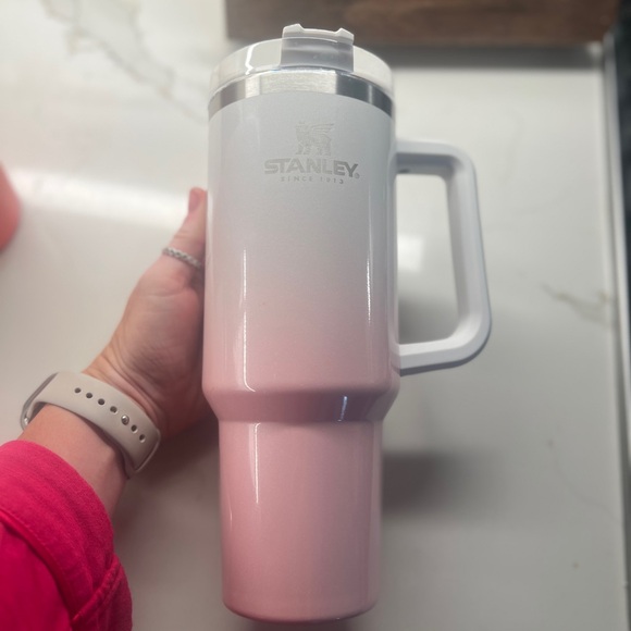 Stanley | Kitchen | 4 Oz Stanley Pink Ombre Tumbler With Handle | Poshmark